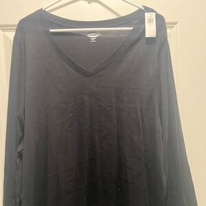 Old Navy Black Everywear Shirt XXL